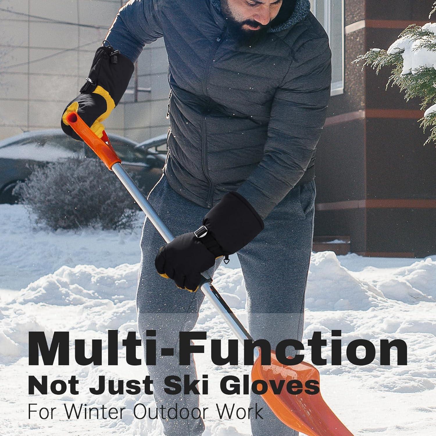 Guantes de Invierno OZERO Mitones Térmicos Impermeables