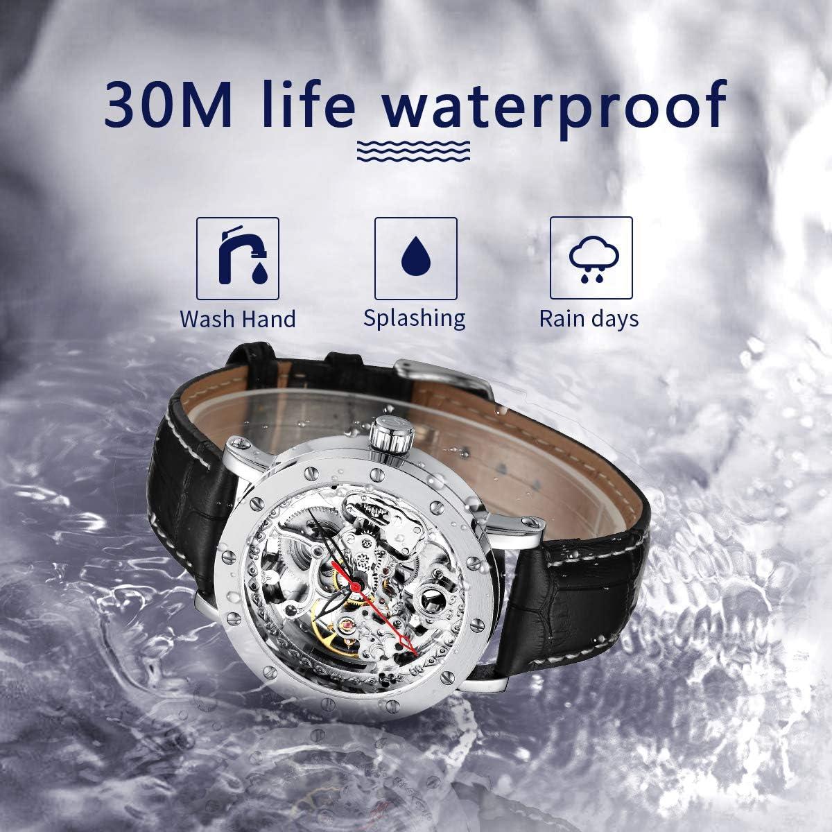 Reloj Mecánico Automático IK COLOURING Steampunk Acero Inoxidable