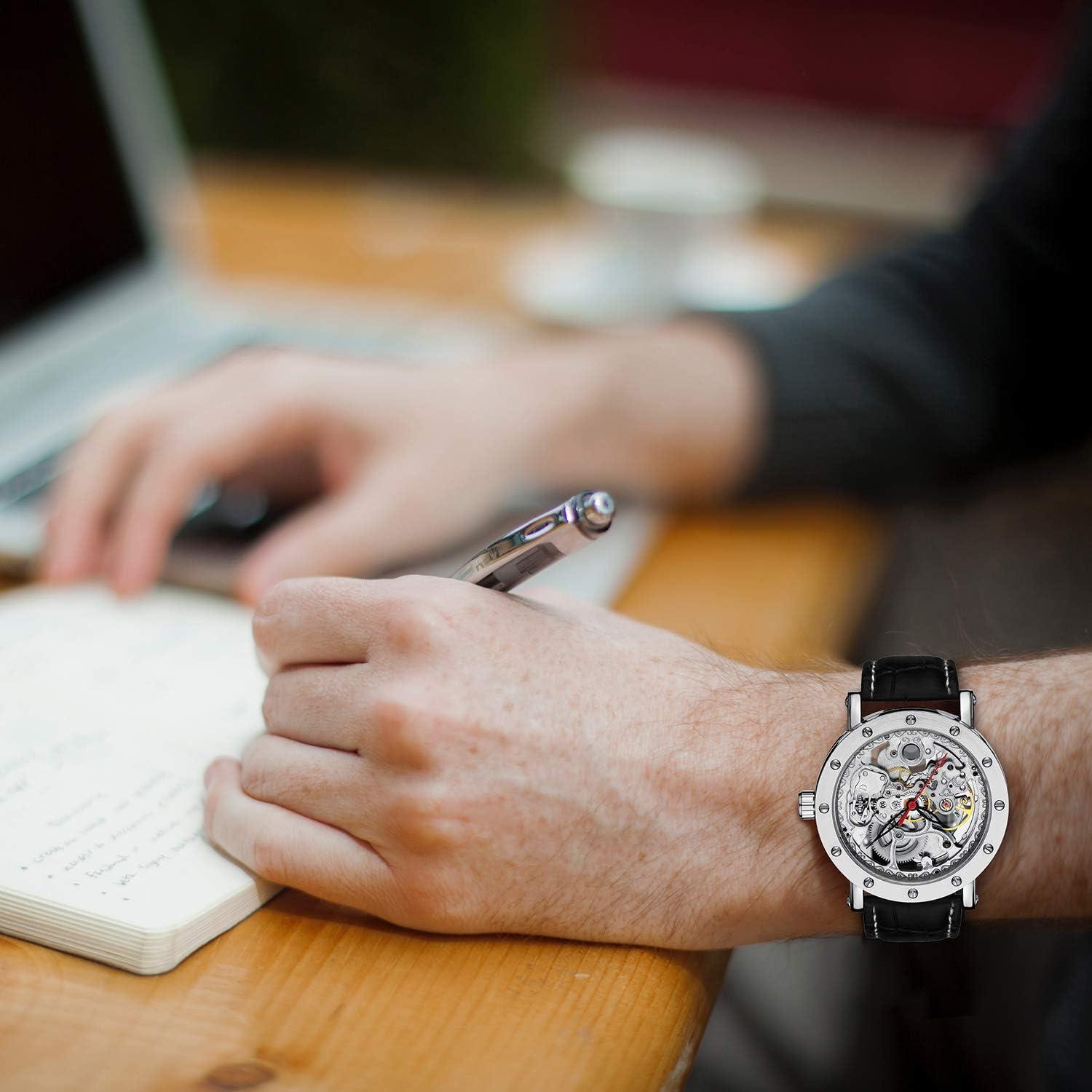 Reloj Mecánico Automático IK COLOURING Steampunk Acero Inoxidable