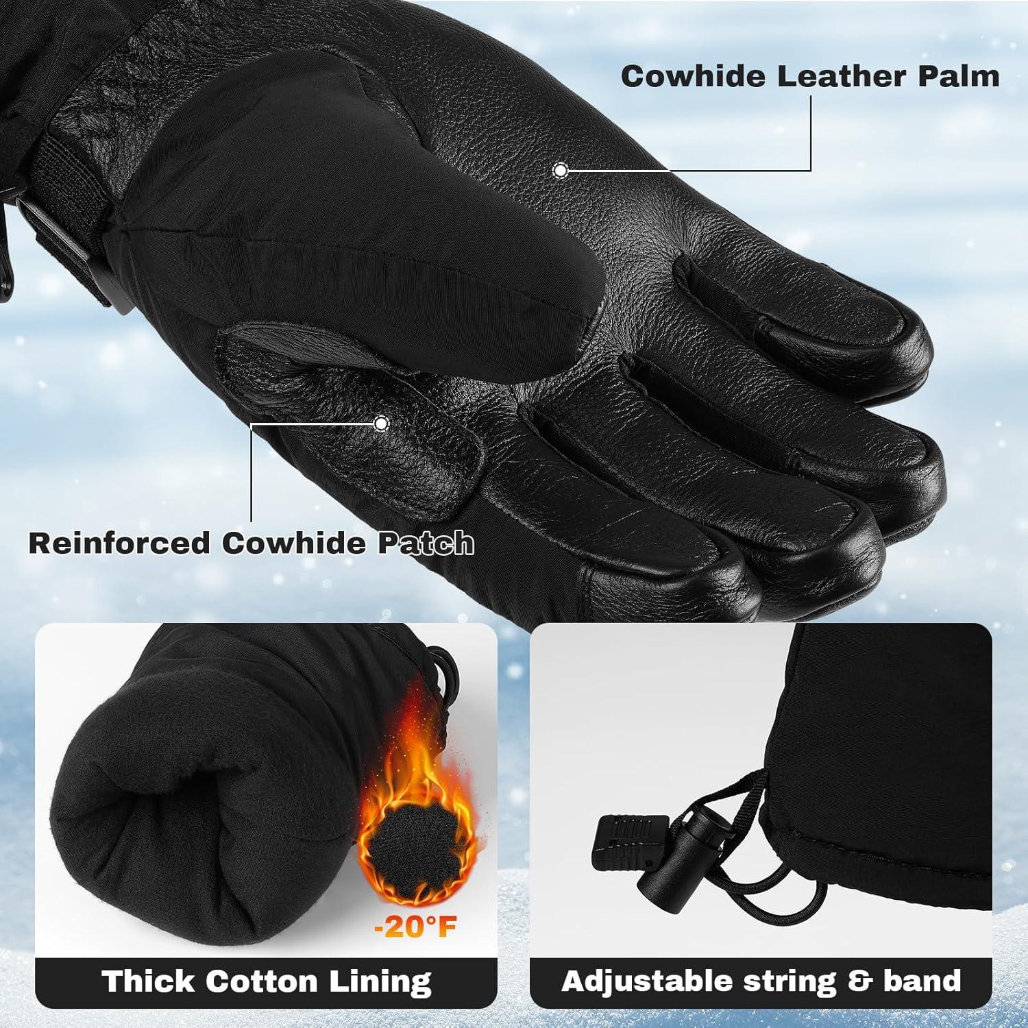Guantes de Invierno OZERO Térmicos para Esquí y Snowboard
