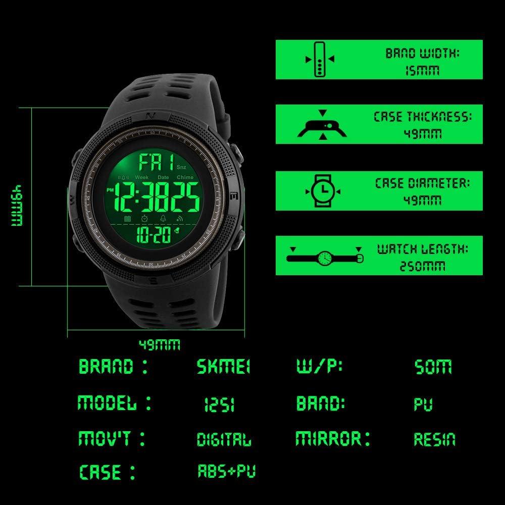 Reloj Deportivo Digital SKMEI 1251 Impermeable Cronómetro