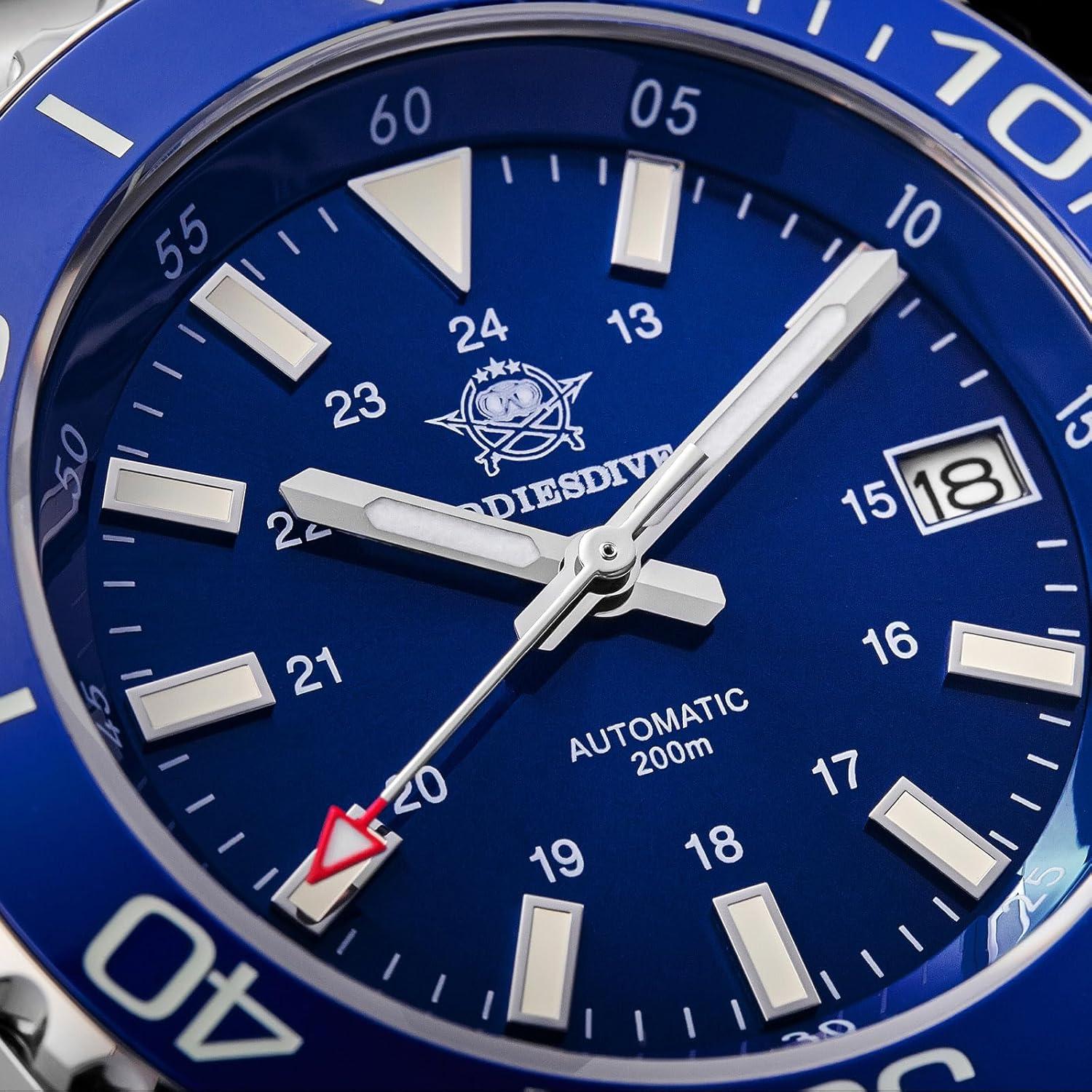 Reloj de buceo automático ADDIESDIVE AD2504 200M acero inoxidable