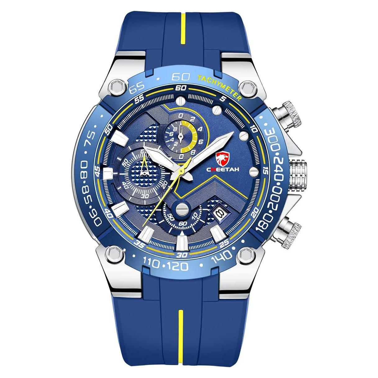 Reloj Cronógrafo Cheetah CH-1606 Militar Hombre Resistente