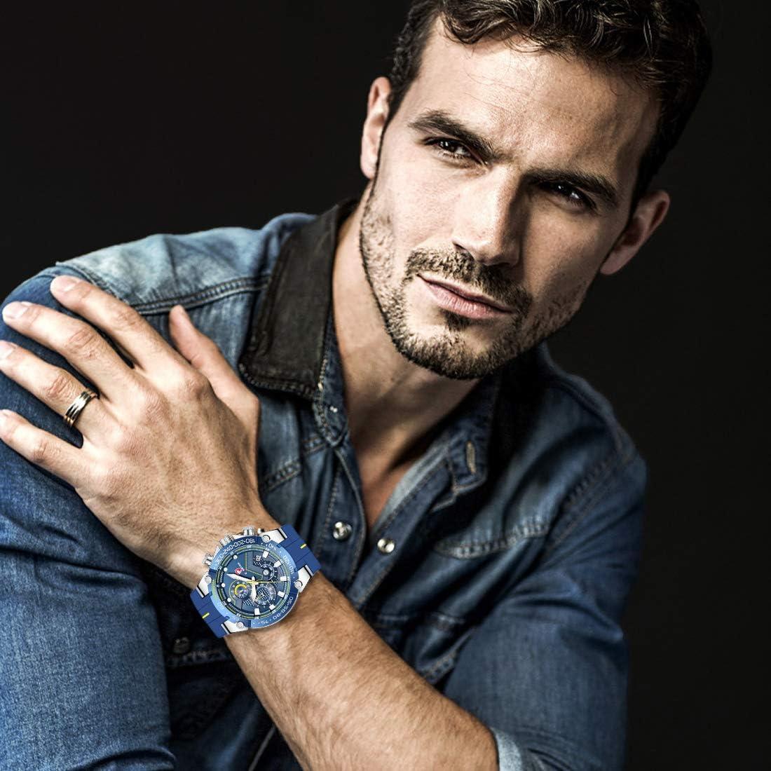 Reloj Cronógrafo Cheetah CH-1606 Militar Hombre Resistente