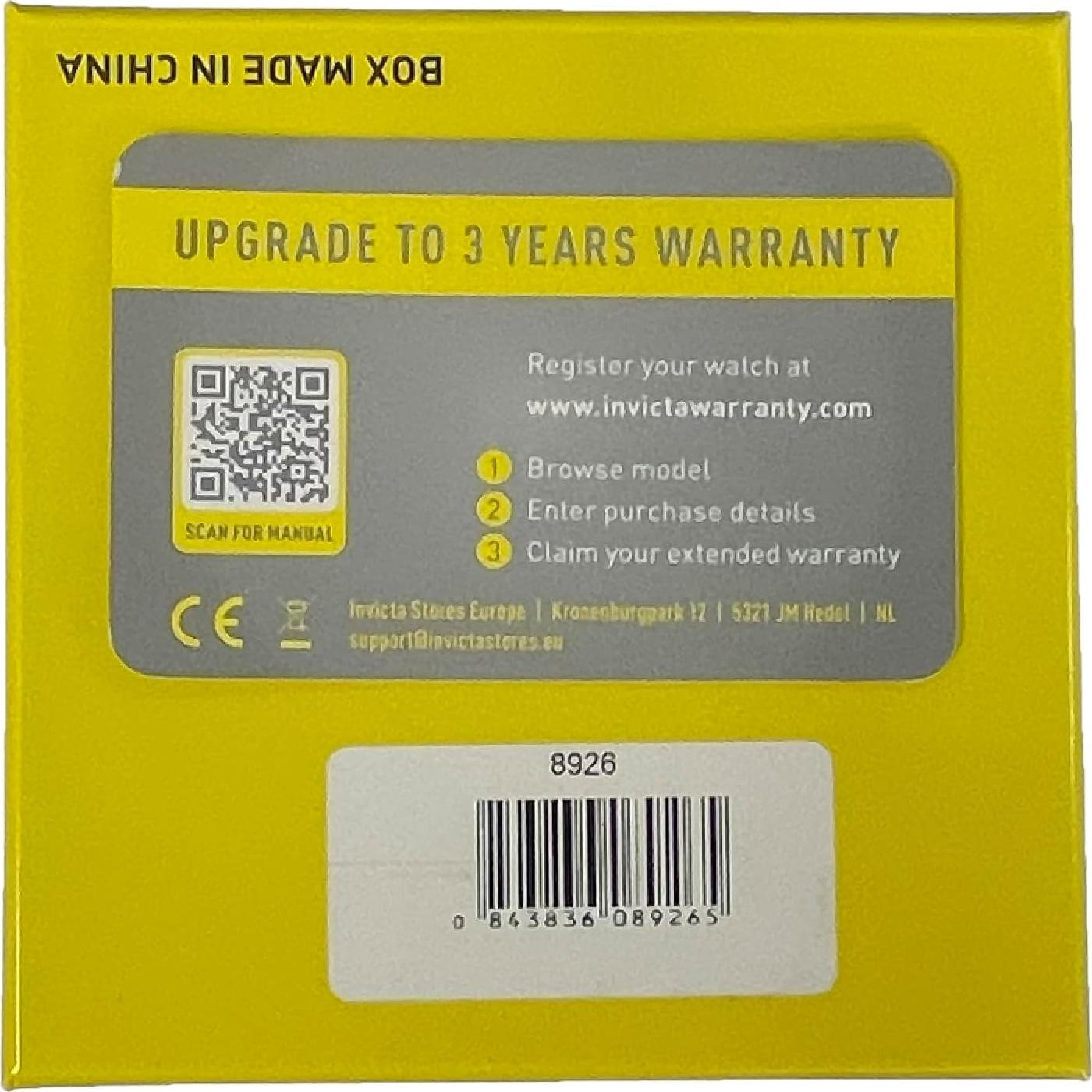 Reloj Cronógrafo Pro Diver Invicta Hombre 48mm Dorado Verde