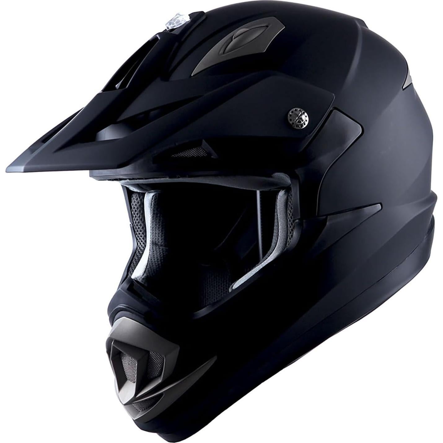 Casco de Motocross 1Storm HGXP14B Fibra Carbono Negro