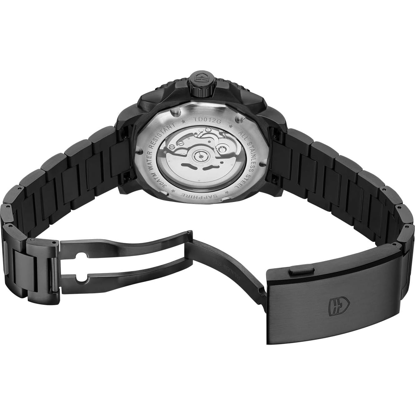 Reloj Automático GMT TOPHILL TL027G Buceo 300M Acero Inoxidable