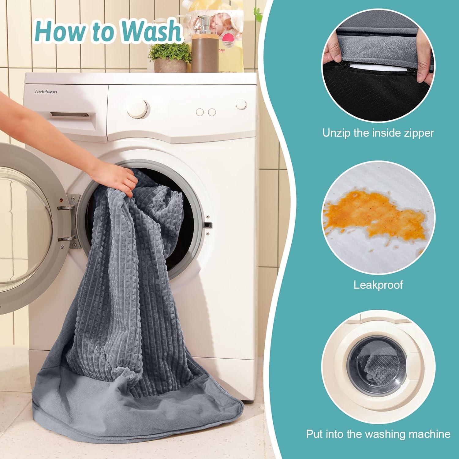 Cama ortopédica para perro grande COZY KISS 76x51 cm gris