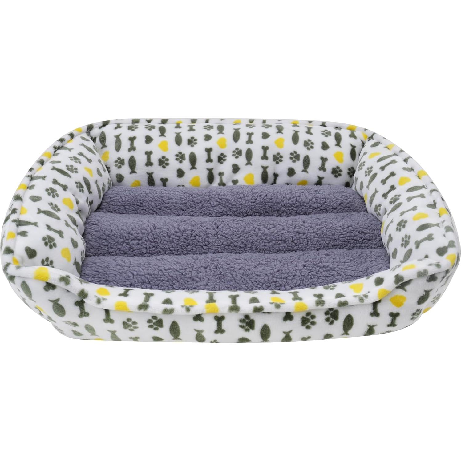Cama Sofá para Perros AIWIKIDE Gris Extra Pequeña Lavable