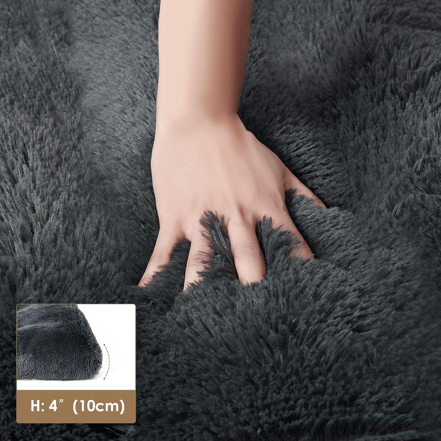 Cama para Perros EHEYCIGA Fluffy 29.5x20cm Gris Oscuro