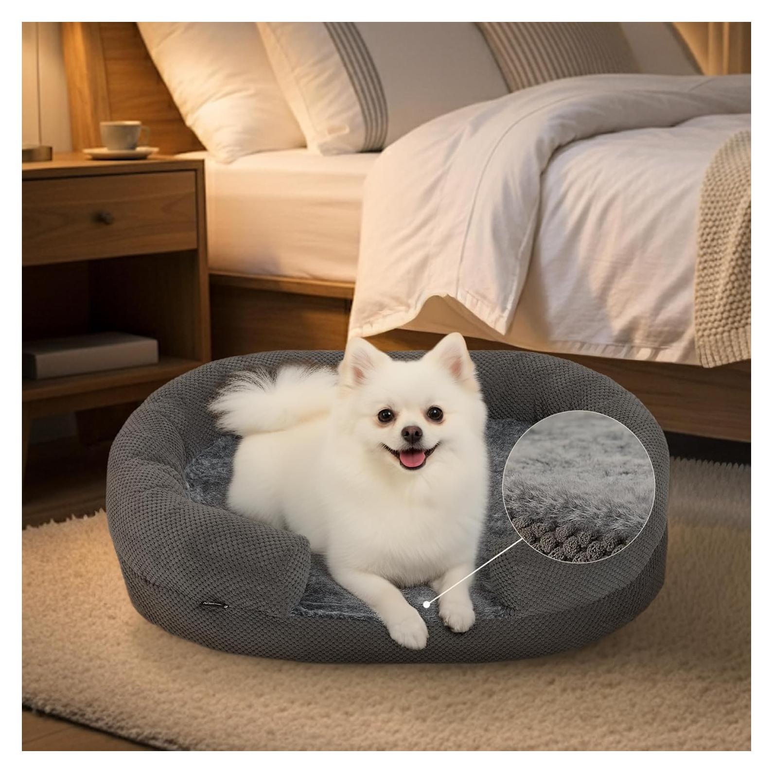 Cama para Perros Miorun S Gris 33x33 cm Ortopédica