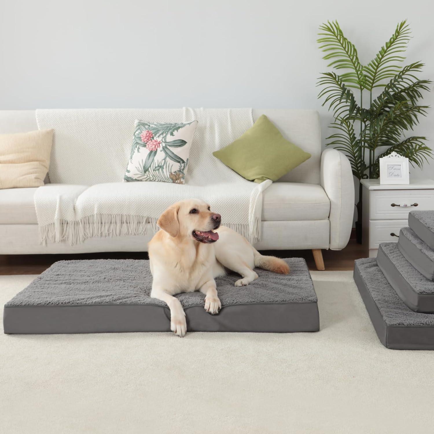 Cama Ortopédica para Perros MIHIKK 104x69cm Impermeable