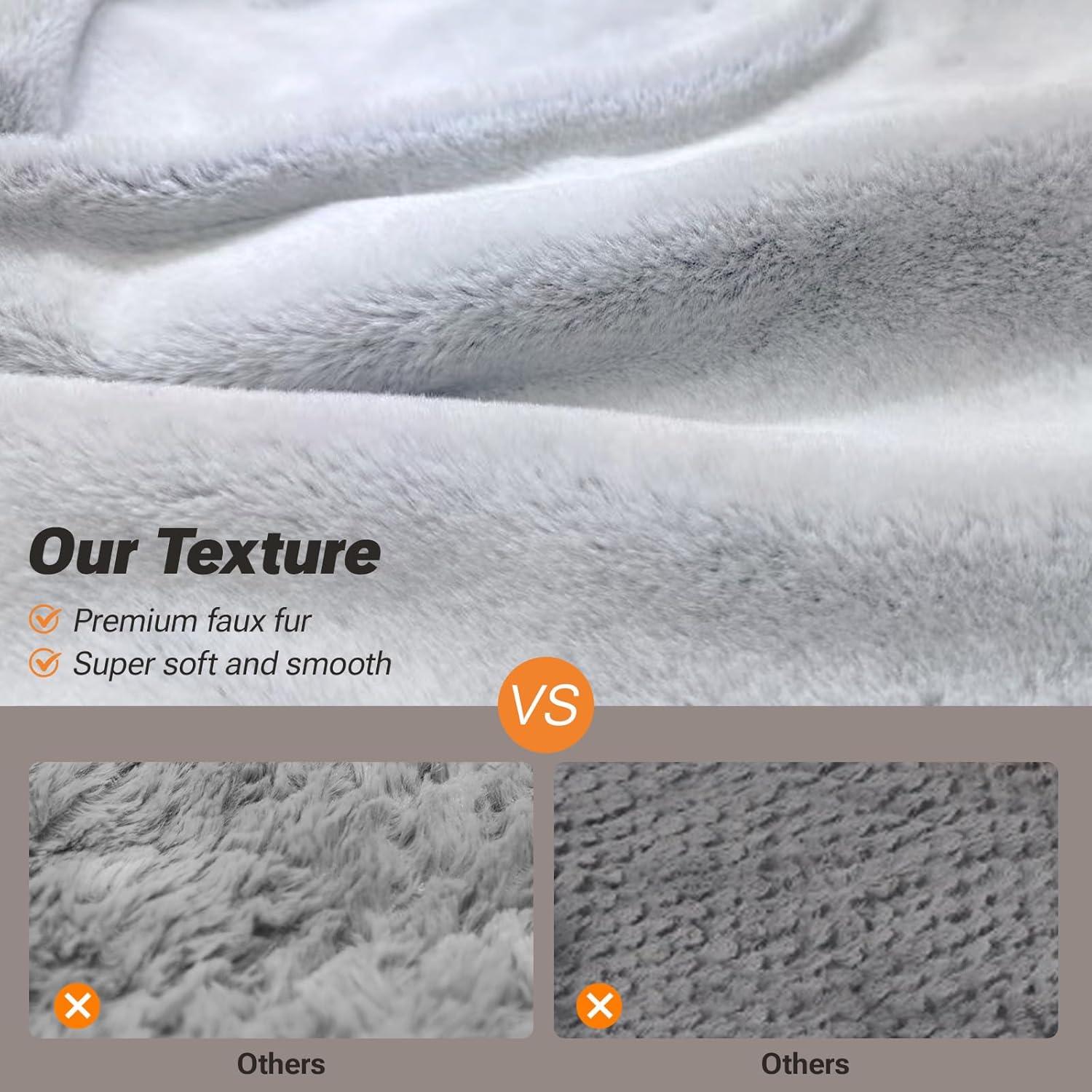 Cama Ortopédica para Perros Grandes Soft Touch 88.9x63.5cm Gris