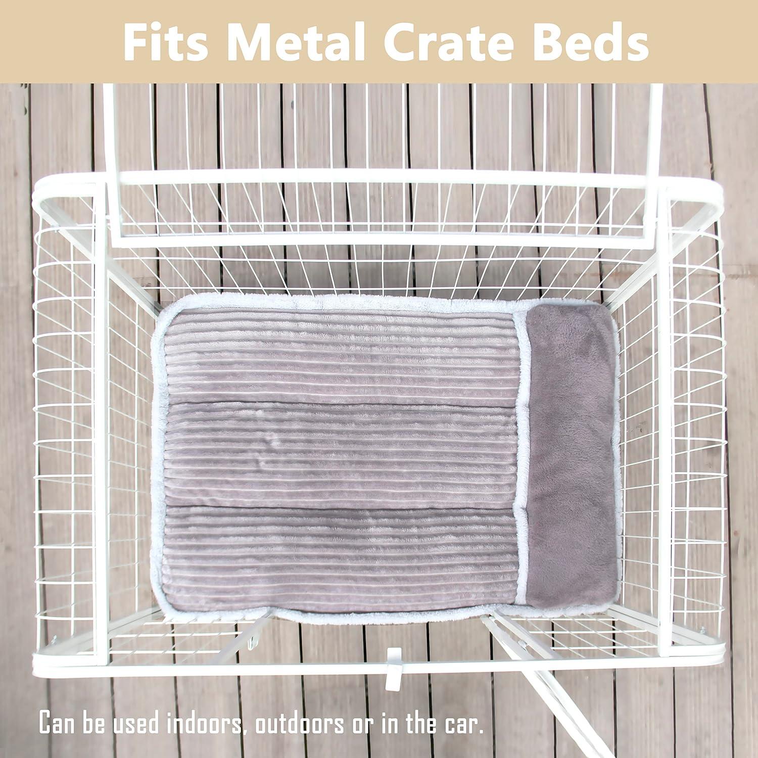 Cama Grande para Perro WINDRACING 101.6x71.1cm Suave Gris