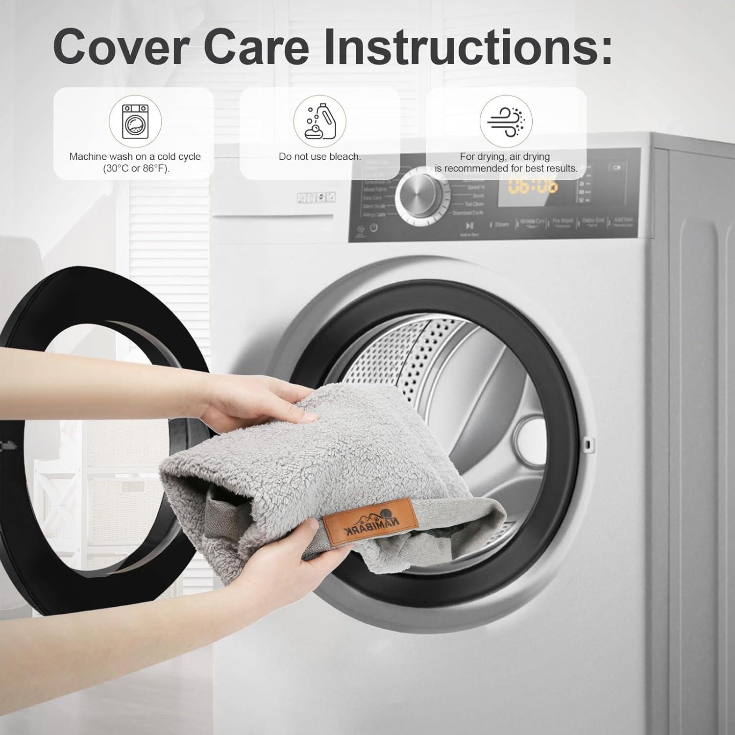 Cama ortopédica para perros NAMIBARK 76x50 cm viscoelástica