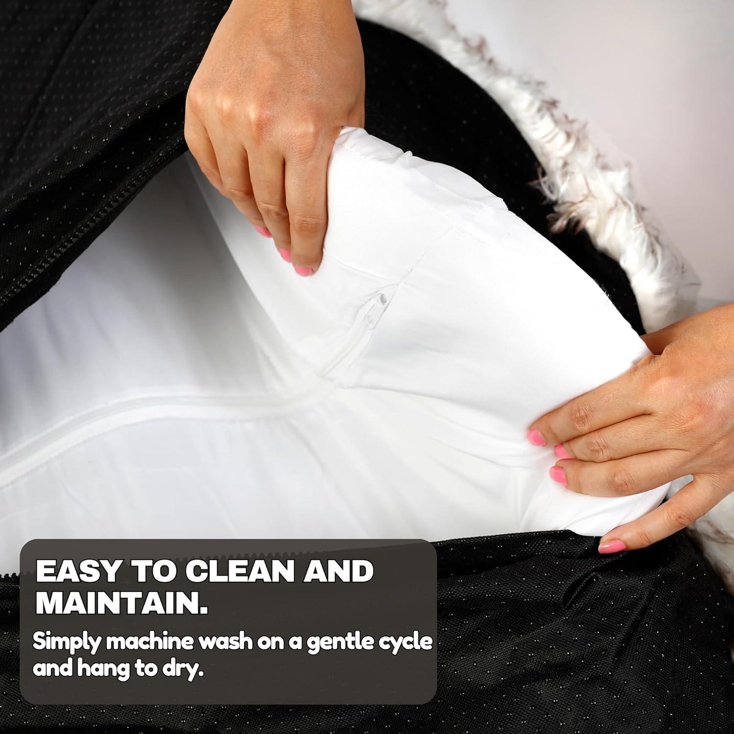 Cama ortopédica de lujo iHappyDog 127x76cm para perros grandes