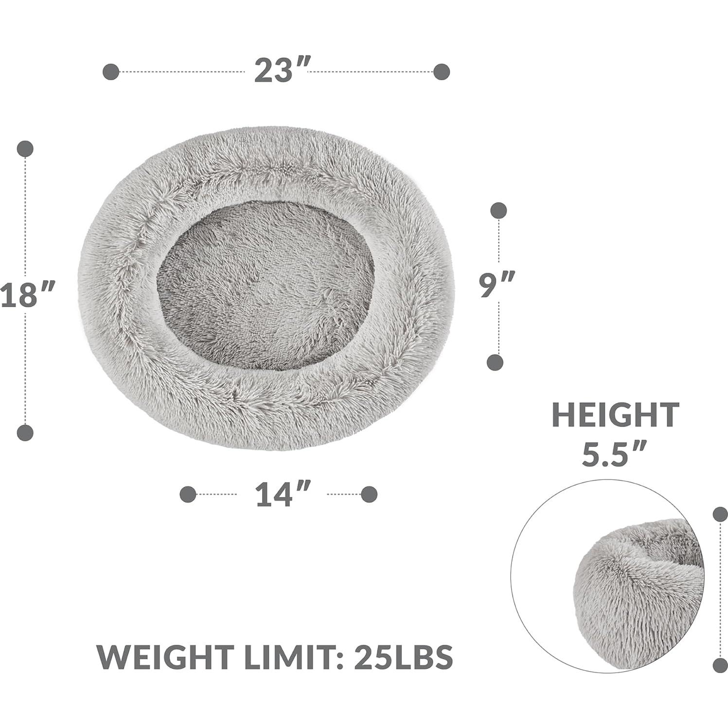 Cama ortopédica para perros Friends Forever Serena Donut 58x46cm