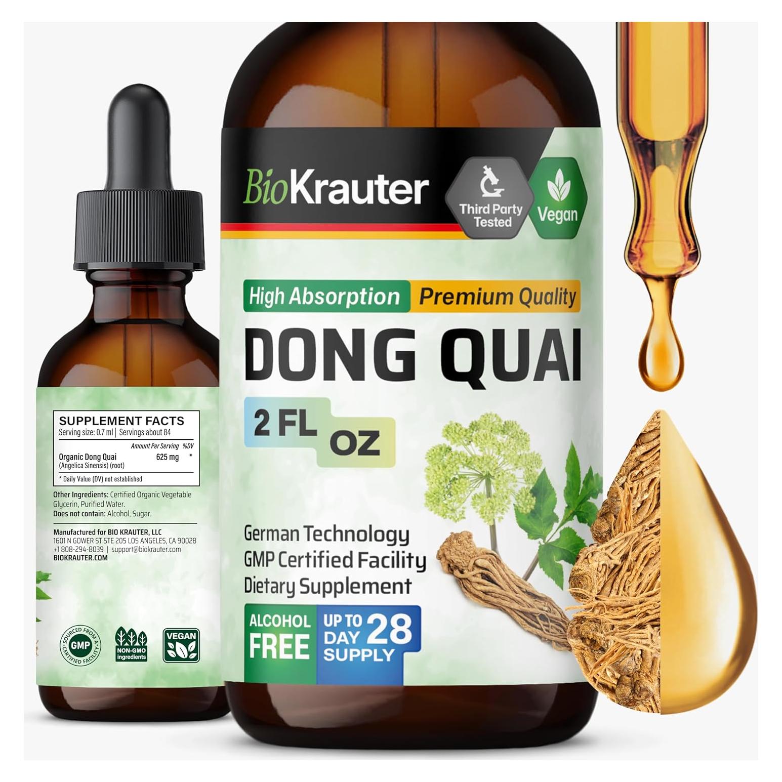 Tinción de Dong Quai BIO KRAUTER 59.15 ml - Salud de la Mujer