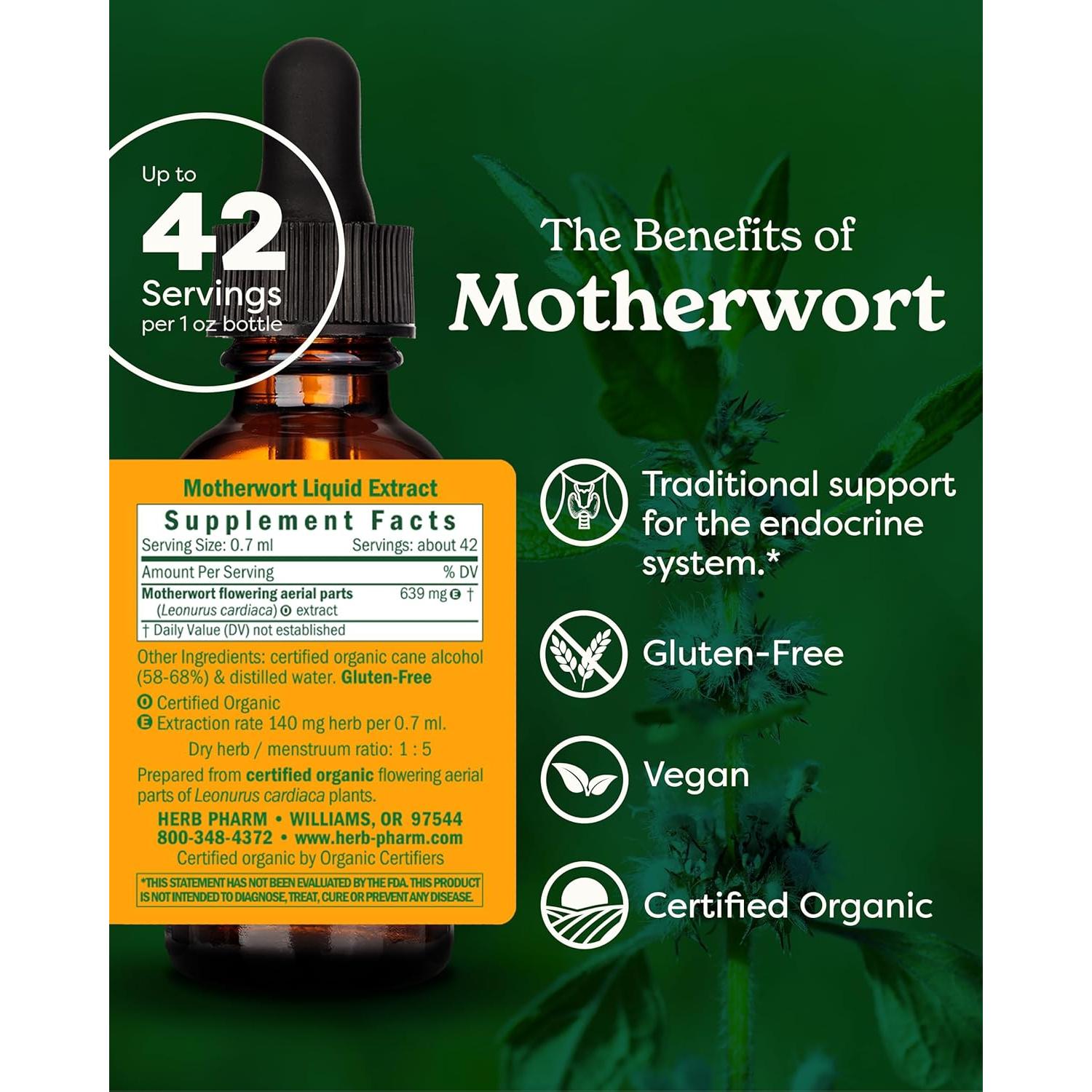 Extracto Líquido de Madre Selva Herb Pharm 30 ml Orgánico