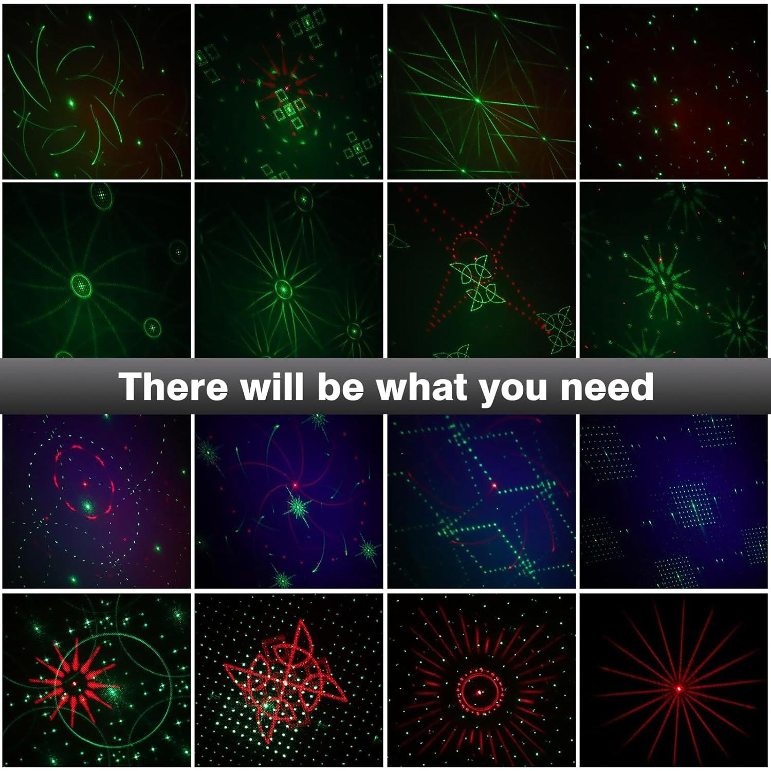 Proyector de Luz Estroboscópica LED RGB Qajok DQ-R60 10.67cm