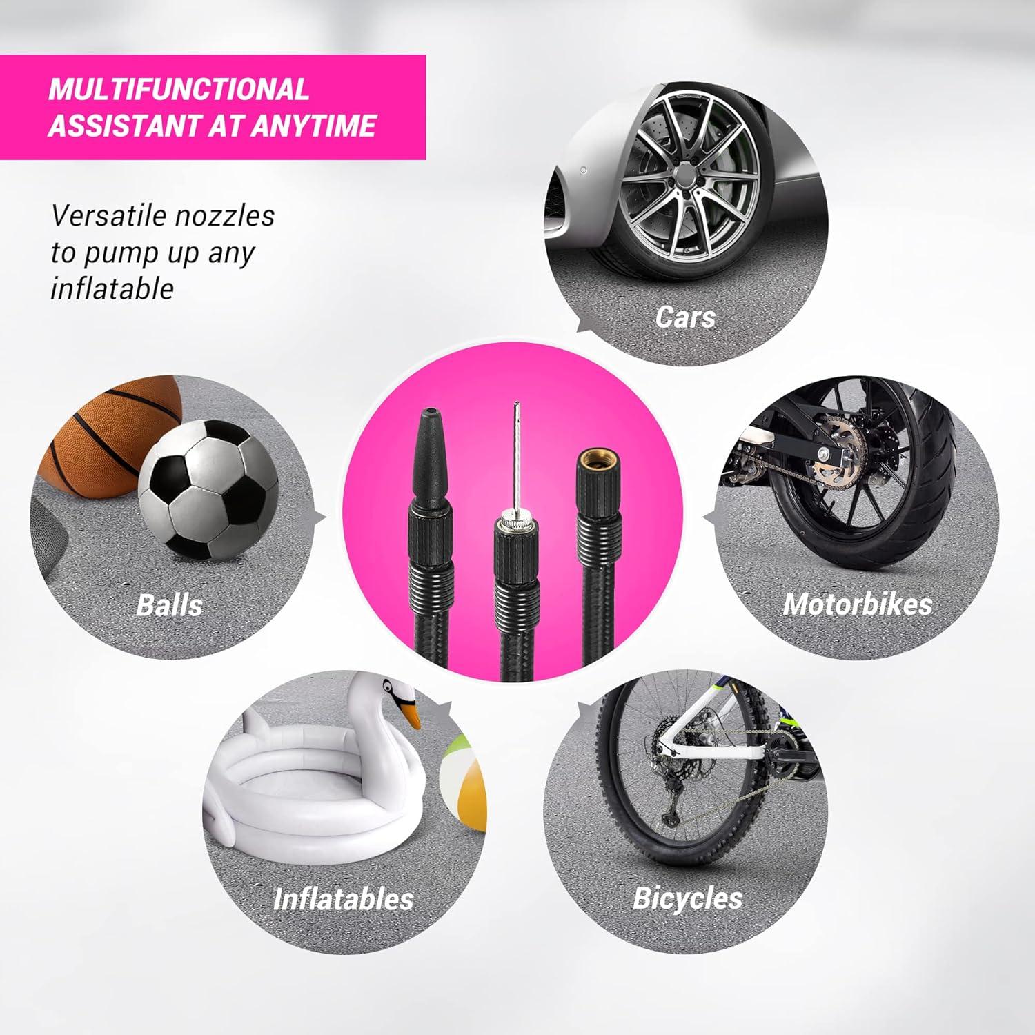 Compresor de Aire Eléctrico Portátil PROW 12V/110V con Manómetro