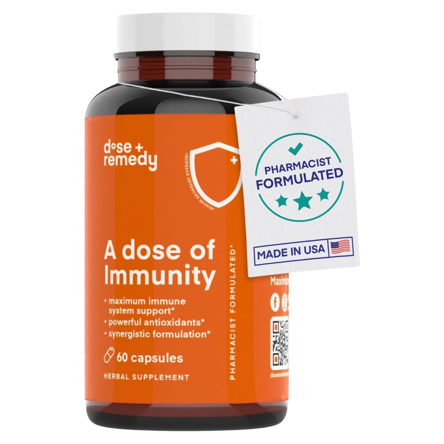 Suplemento Inmunológico Quercetina 500mg dose+remedy 60 gomitas