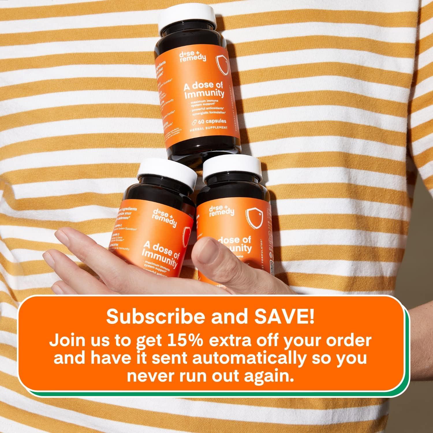 Suplemento Inmunológico Quercetina 500mg dose+remedy 60 gomitas