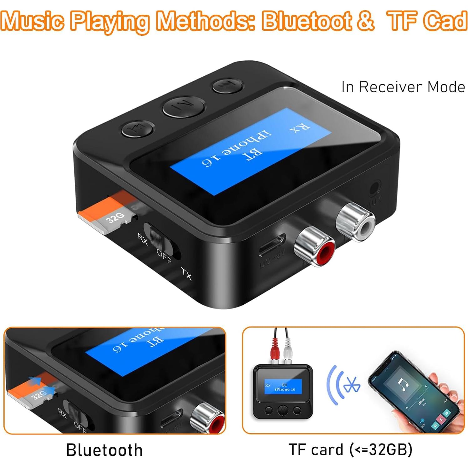 Receptor Bluetooth BAISHUN BT50 para Estéreo Antiguo 3.5mm