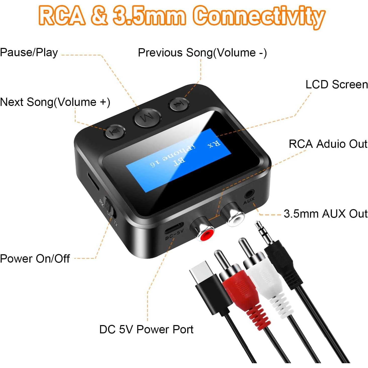 Receptor Bluetooth BAISHUN BT50 para Estéreo Antiguo 3.5mm