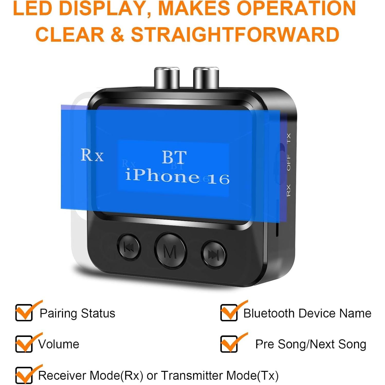 Receptor Bluetooth BAISHUN BT50 para Estéreo Antiguo 3.5mm