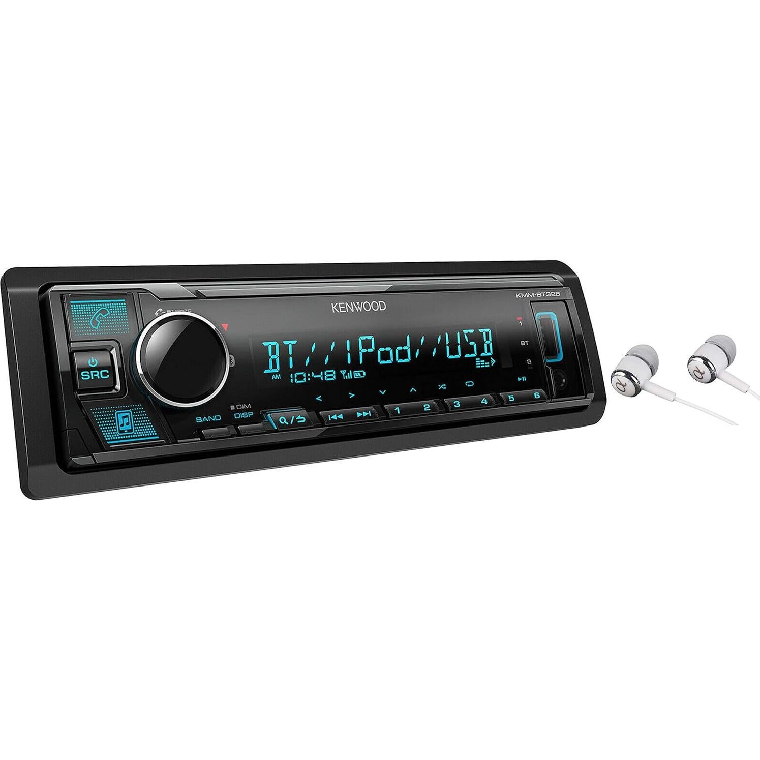 Receptor de medios digitales Kenwood KMM-BT325 Bluetooth USB