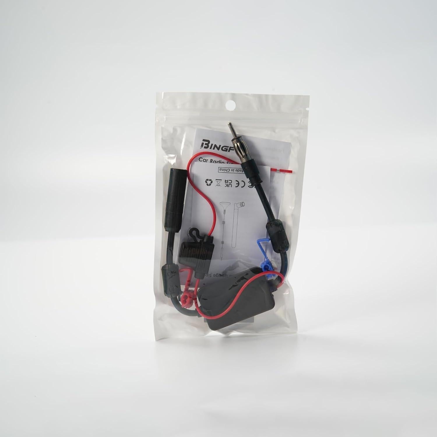 Amplificador de Señal de Antena FM Bingfu 12V para Auto