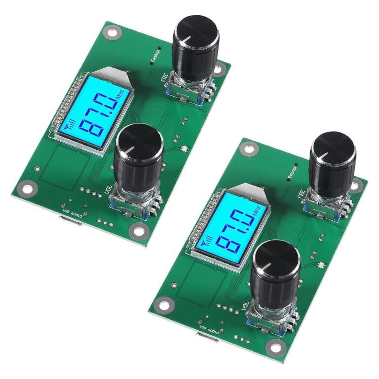 Módulo Receptor FM Digital DWEII-2P con Pantalla LCD