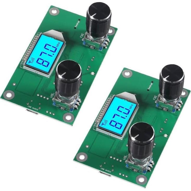 Módulo Receptor FM Digital DWEII-2P con Pantalla LCD