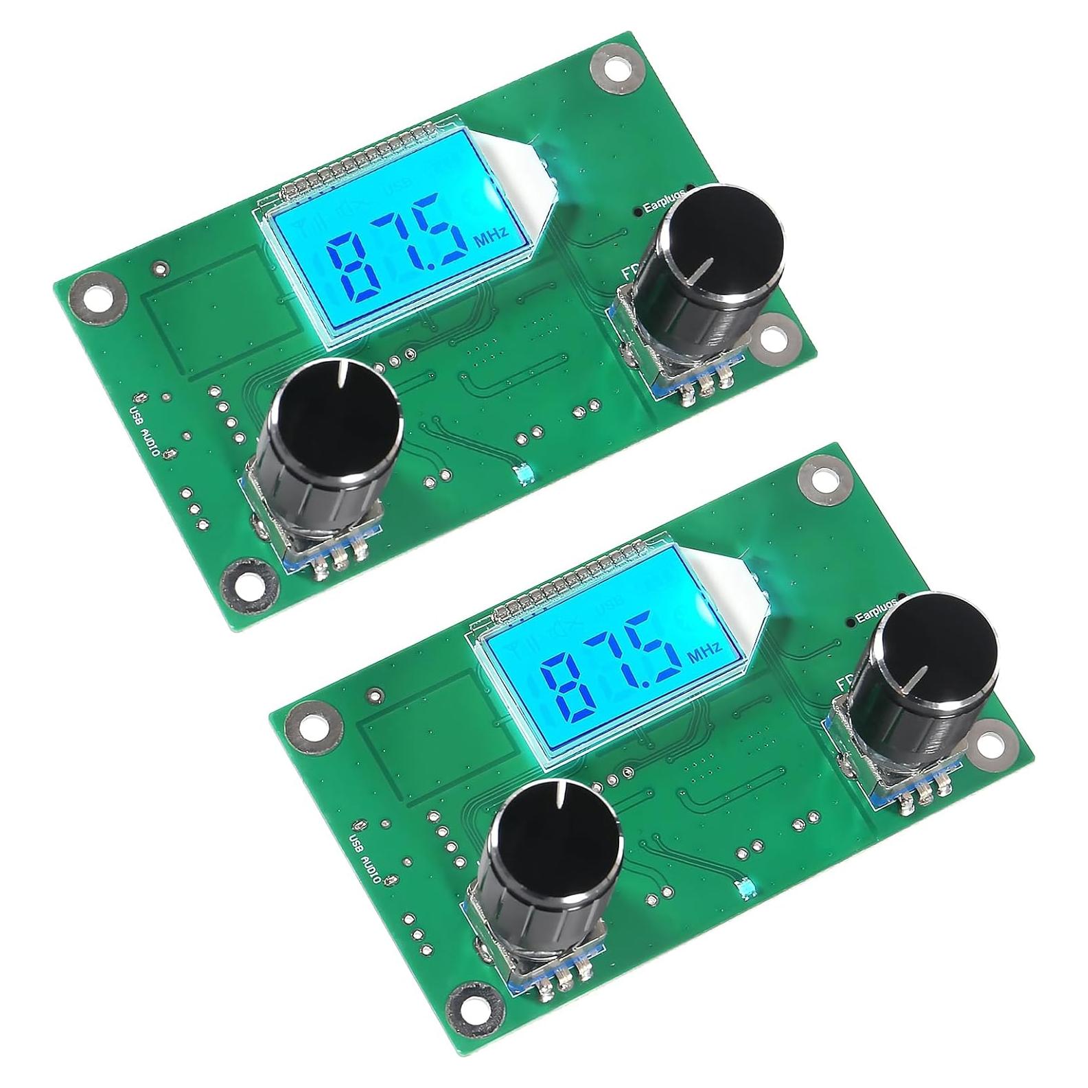 Módulo Receptor FM Digital XIITIA 3-5V Pantalla LCD Estéreo