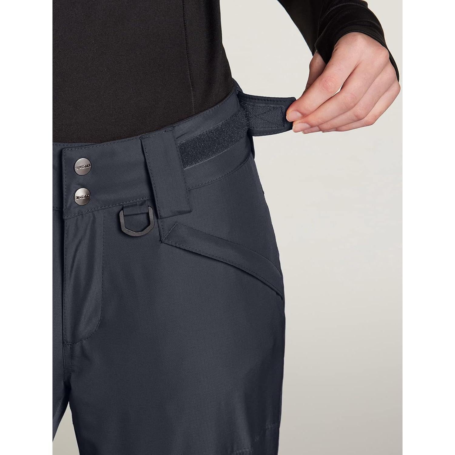 Pantalones de Nieve Impermeables TSLA para Mujeres - X-Pequeño