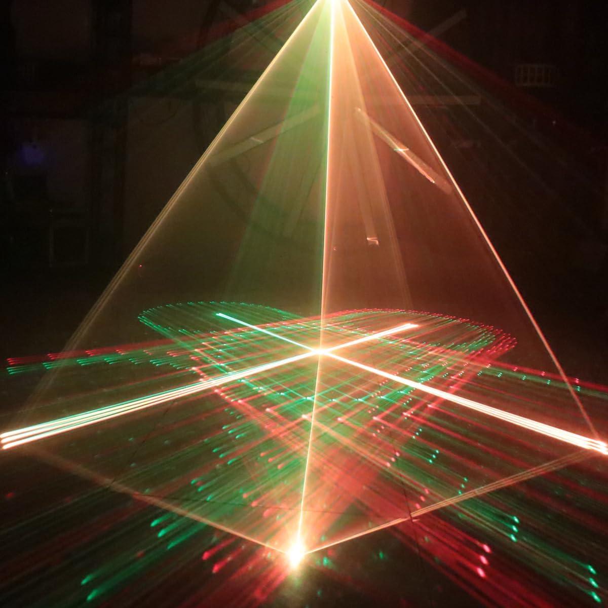 Luces de Fiesta DJ WALMIO SR-600 RGB 6 en 1 Animación 3D