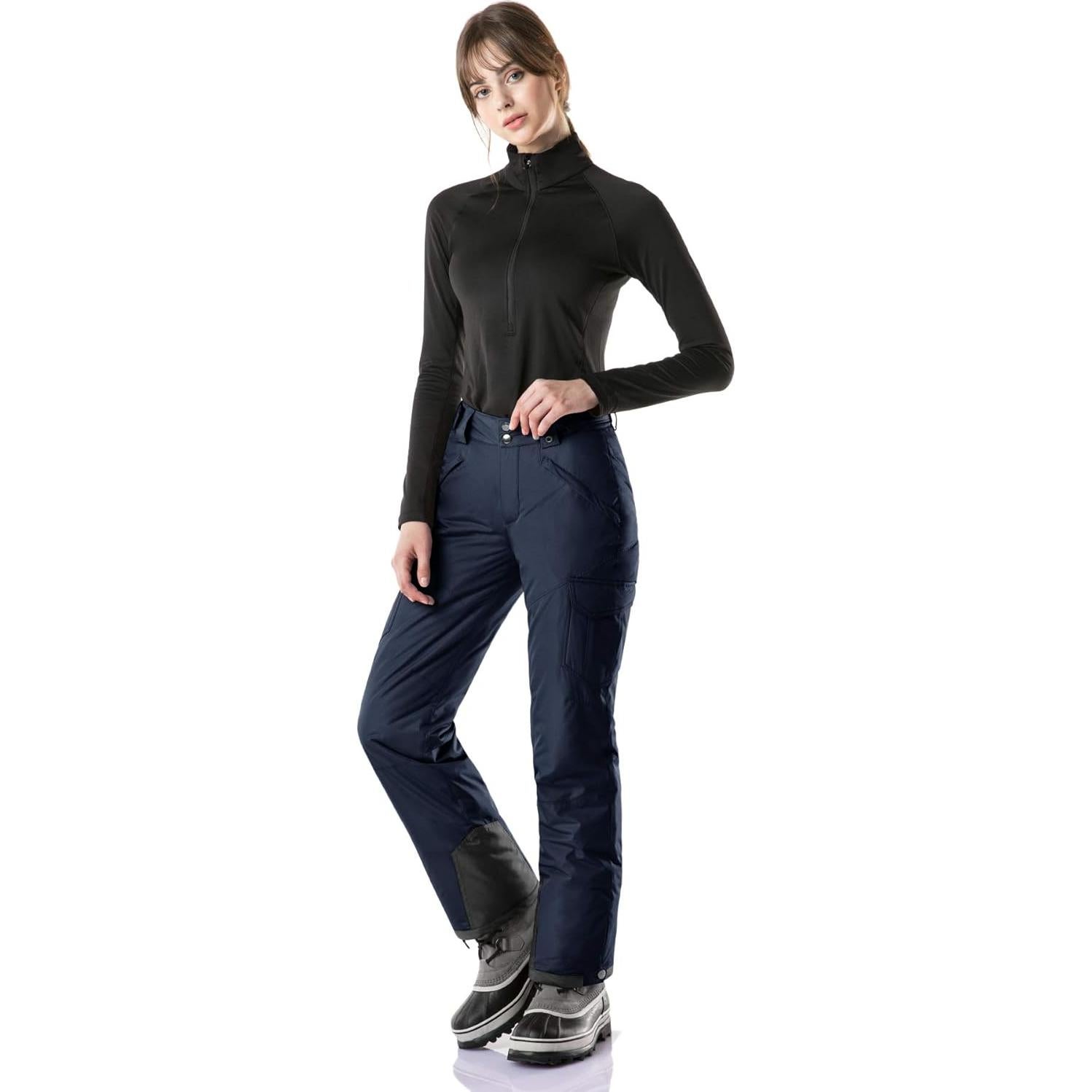 Pantalones de Nieve TSLA para Mujeres Aislados Impermeables