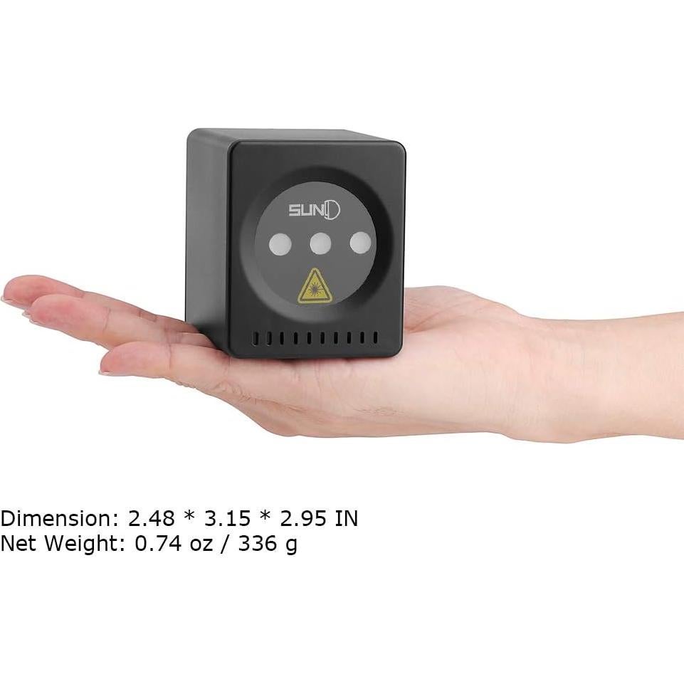 Proyector de Luz Láser Portátil SUNY PLB-X100RGB RGB 5000mAh