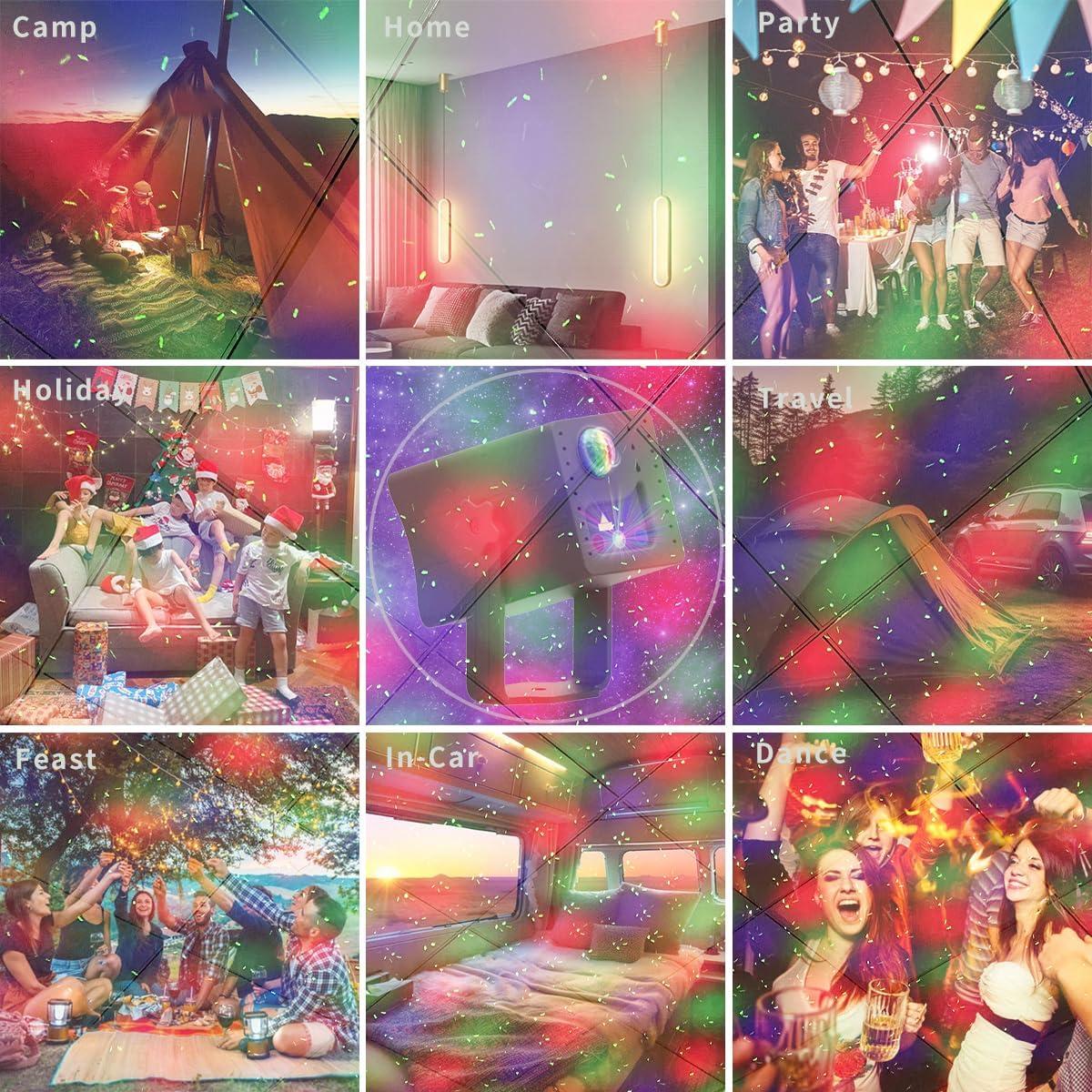 Proyector Estelar Portátil ADDBITCOLOR RGB LED Cargable USB