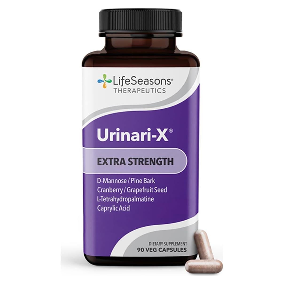 Suplemento Urinari-X Extra Fuerte LifeSeasons 90 Cápsulas