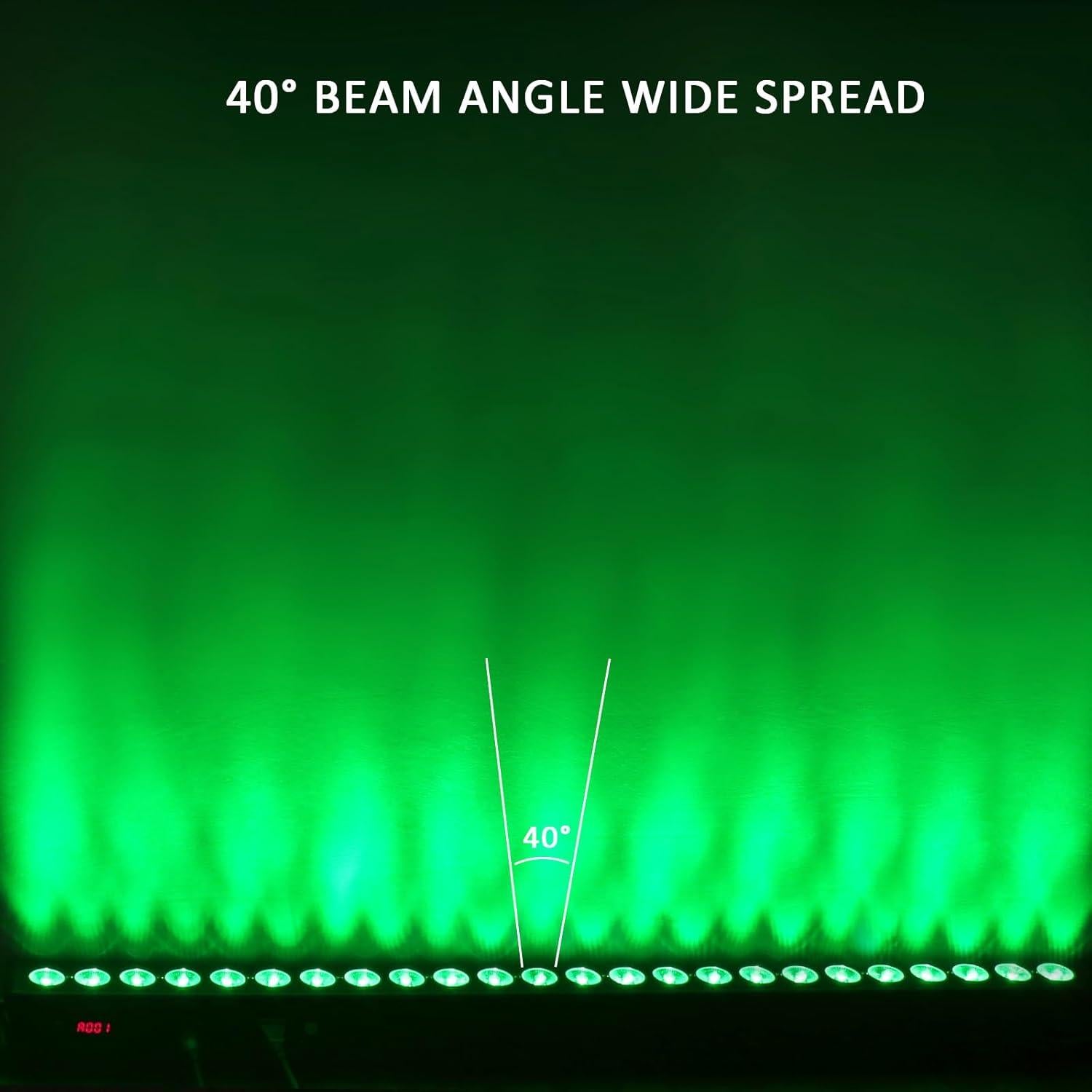 Barra de Luz Wash LED OPPSK 72W 24LED RGB DMX 1M