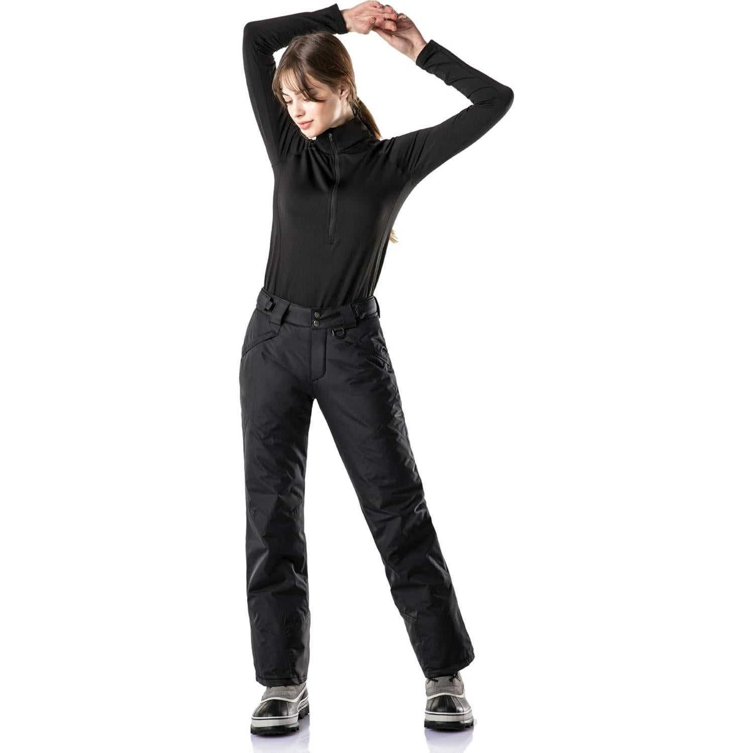 Pantalones de Nieve TSLA para Mujeres X-Large Impermeables