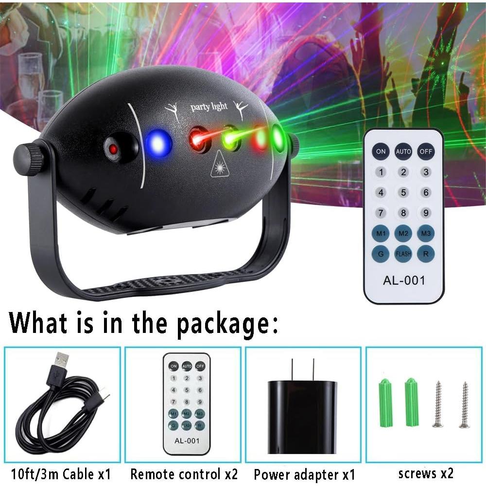 Luces de Fiesta Estroboscópicas Baiamser con Control Remoto 42 m²