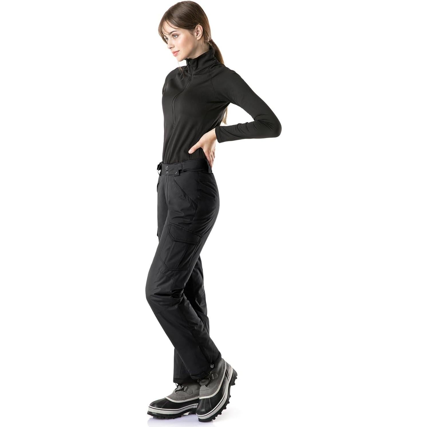 Pantalones de Nieve TSLA para Mujeres X-Large Impermeables