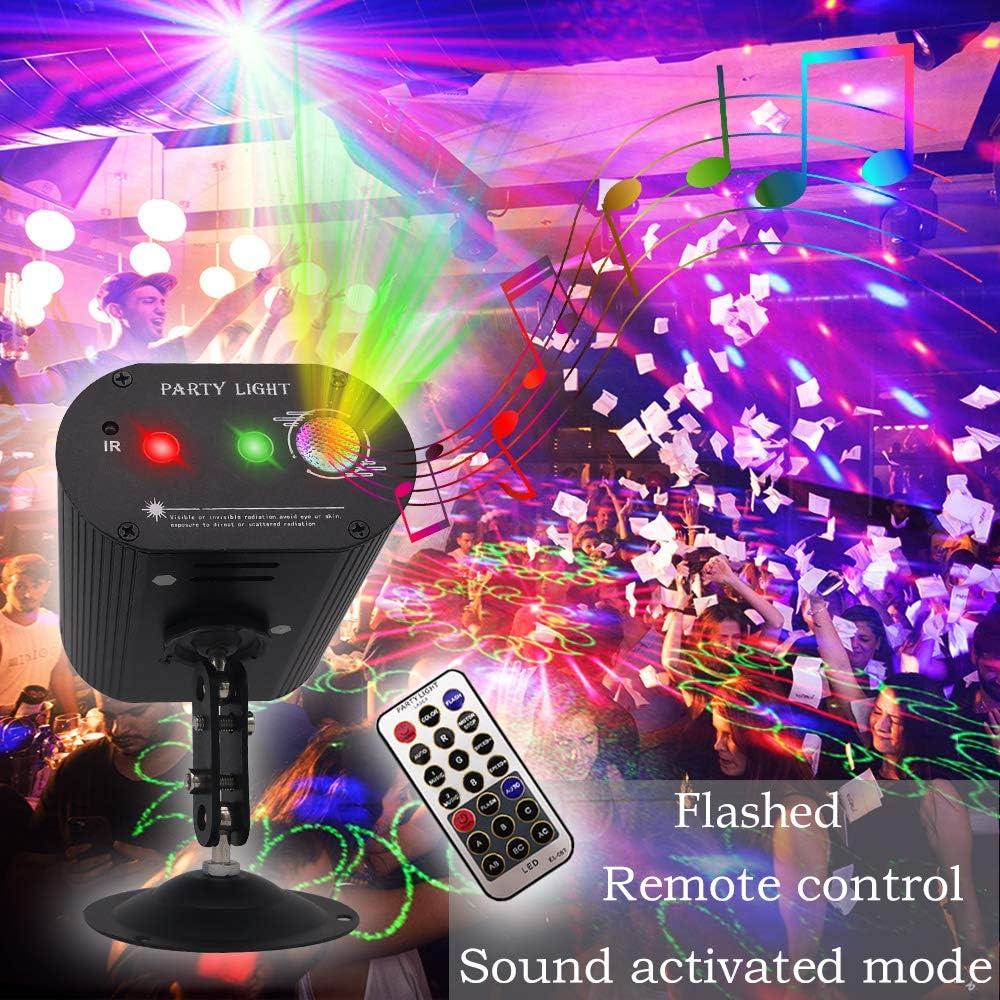 Luces de Fiesta LED RGB Estroboscópicas con Control Remoto