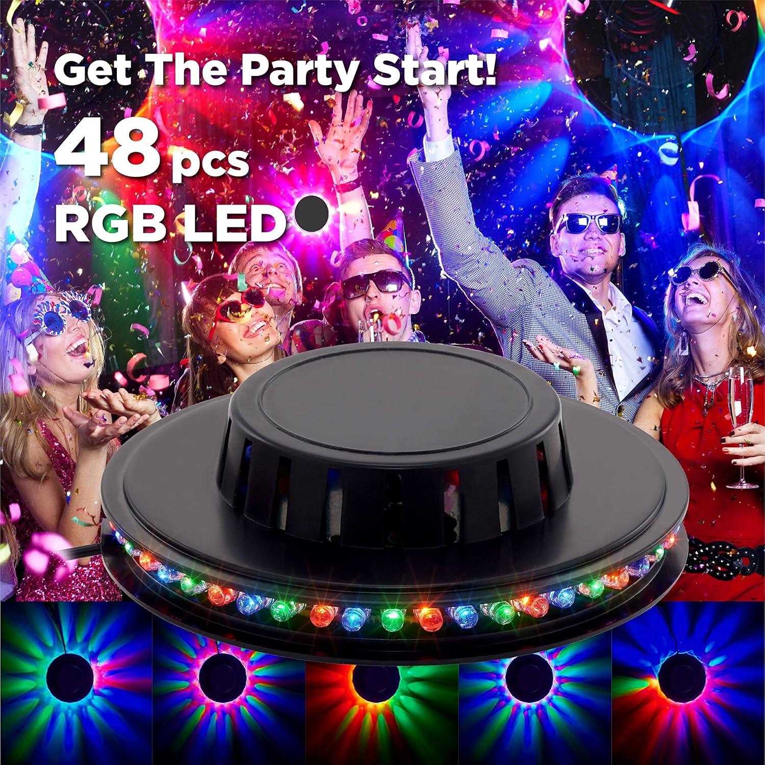 Luces de Fiesta LED Activadas por Sonido BestLuz x2 USB 5V