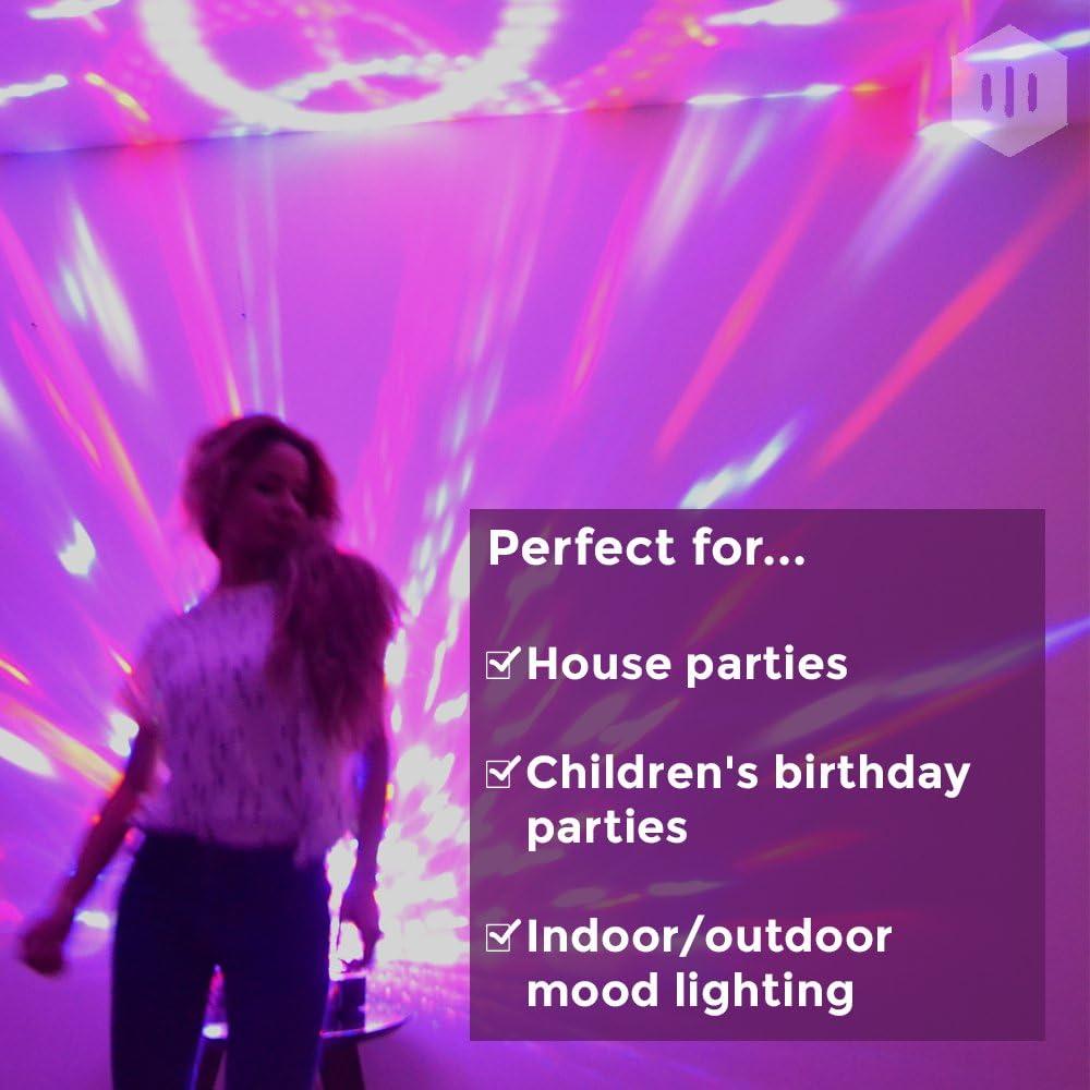 Bola de Disco LED NuLights 5" RGB Control DMX y Sonido