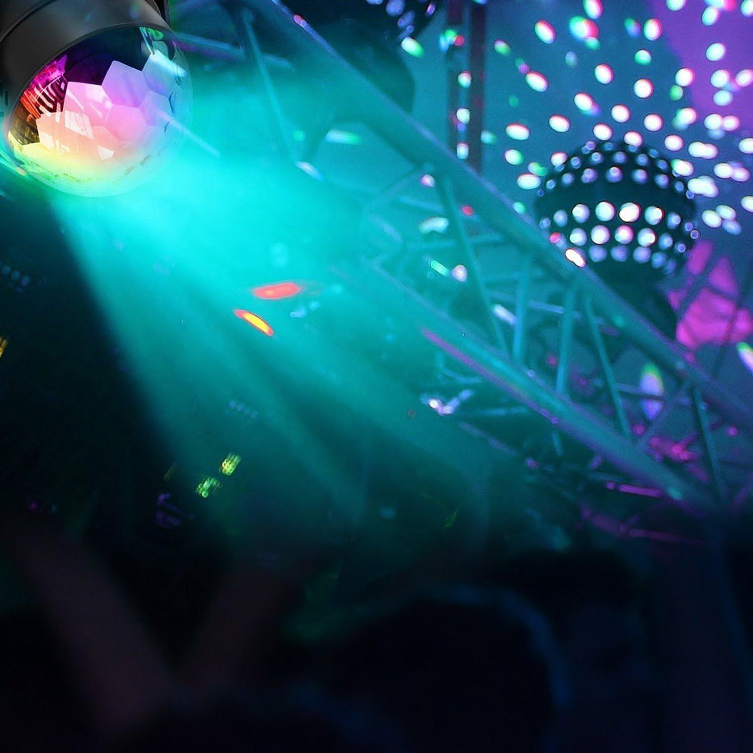 Bola de Disco LED NuLights 5" RGB Control DMX y Sonido