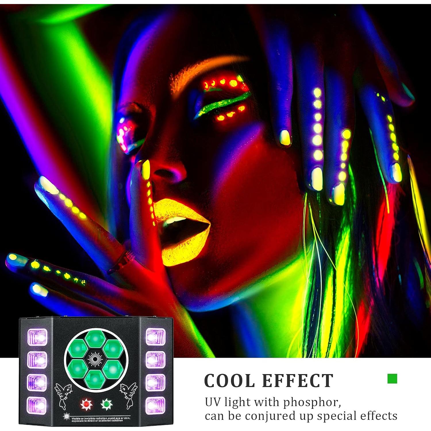 Luces DJ Estroboscópicas LED 100W ZKYMZL con Control Remoto